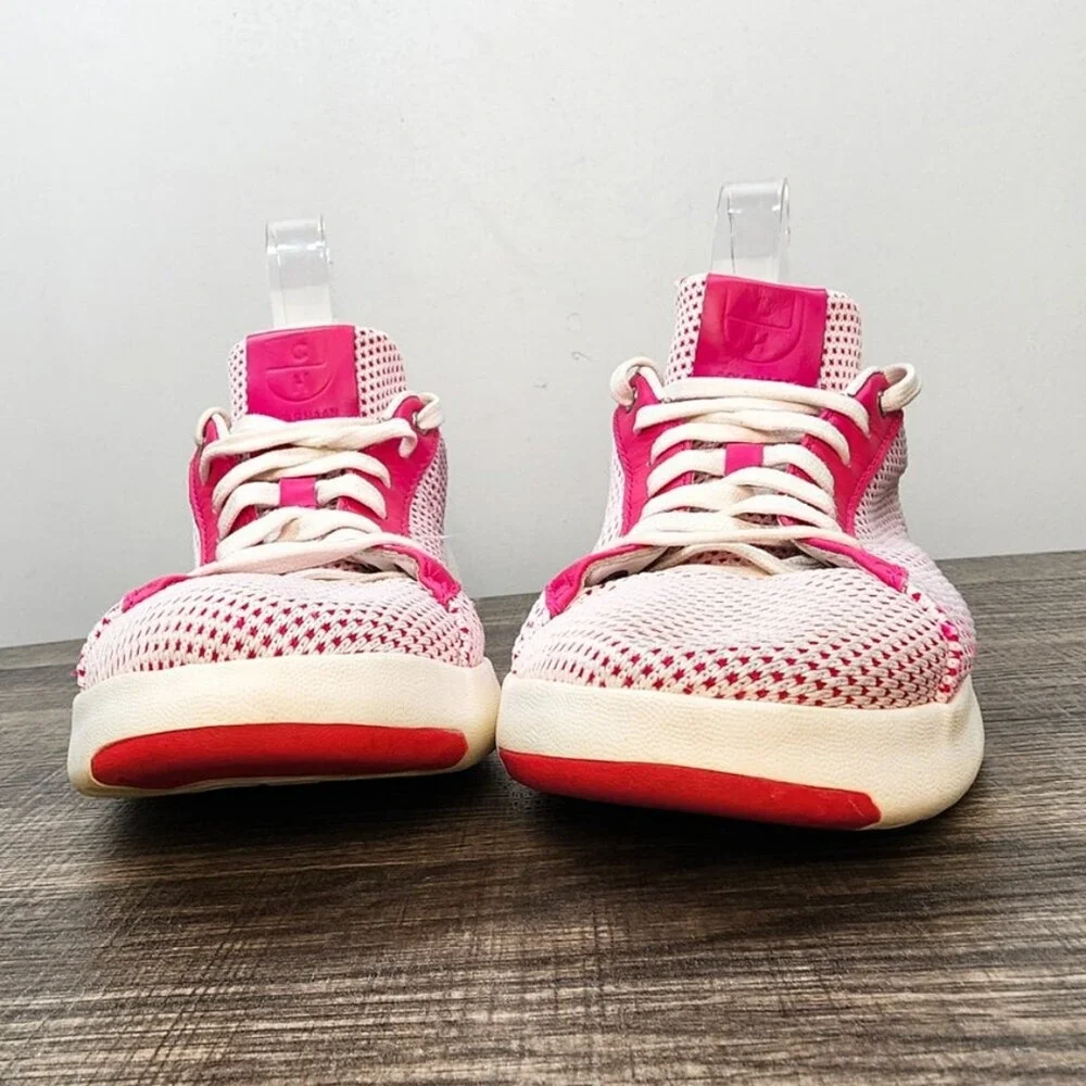 Cole Haan Zerogrand‎ Women's Pink White Star Mesh Sneakers Athletic Shoes 9.5 - Picture 5 of 7